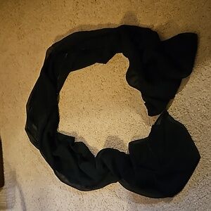 Vintage Chiffon Beaded Wrap Shawl Scarf